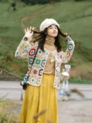 Ethnic style sweater