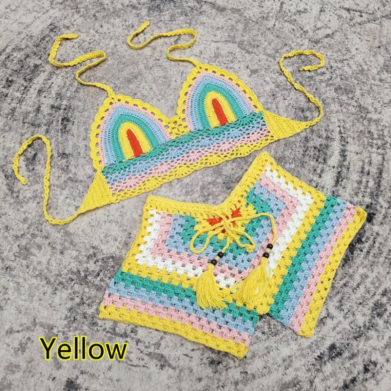 Crochet Bikini Multi Set Swimsuit - Image 5