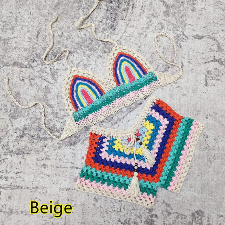 Crochet Bikini Multi Set Swimsuit - Image 3