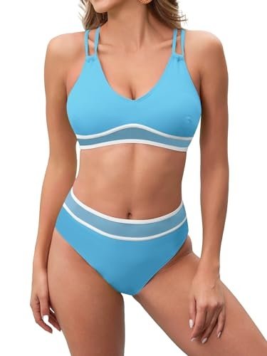 Women’s Split Bikini Swimwear – Sleeveless Two-Piece Swimsuit for Beach & Pool - Image 3