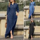 Denim Maxi Dress