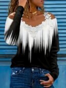 Off Shoulder Long Sleeve Top