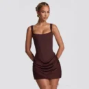 Tube Top Mini Dress Women